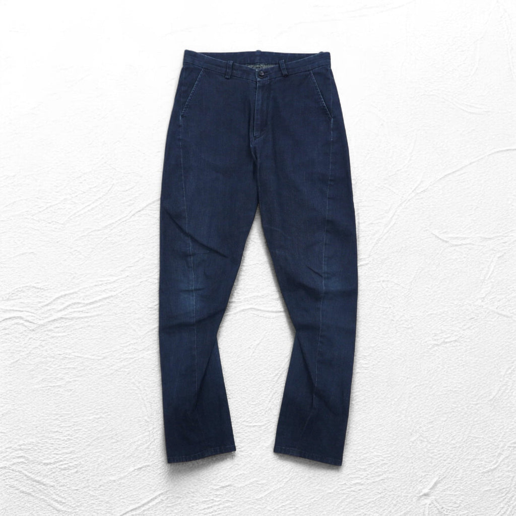 ka na ta jeans tiny pants skinny S indaco blu made in Japan