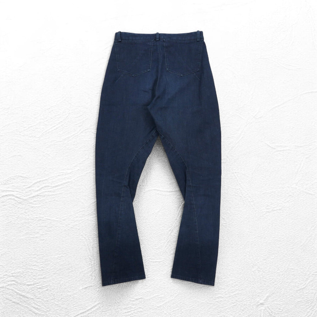 ka na ta jeans tiny pants skinny S indaco blu made in Japan