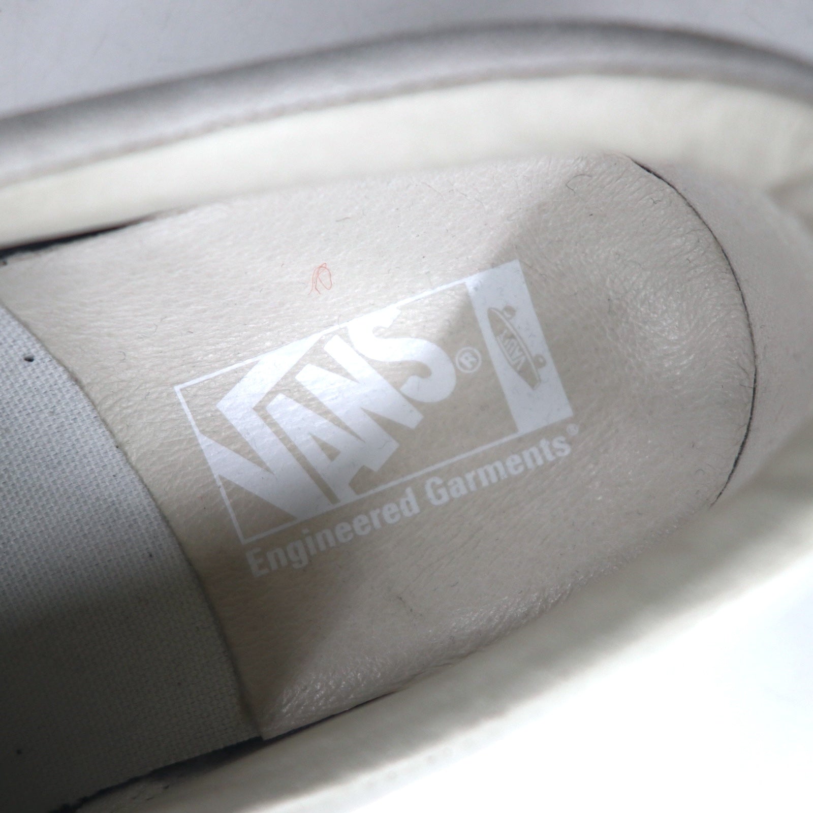 ENGINEERED GARMENTS × VANS VAULT Slip-on SLIP-ON sneakers 25.5cm white leather ponyskin