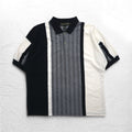 Polo Knight of Round Table anni '90, motivo pazzo, 4XL, monocromatica, cotone, oversize