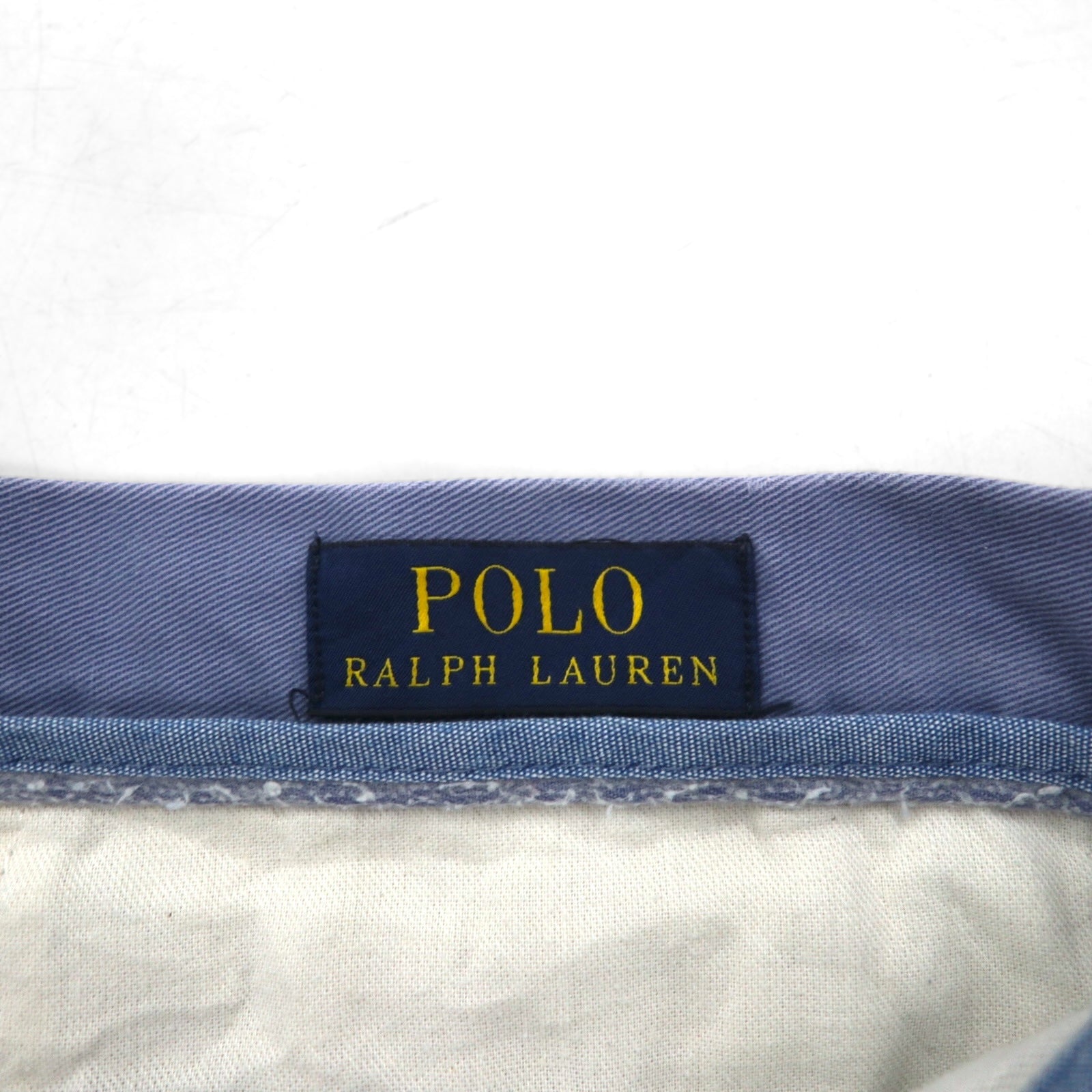 POLO RALPH LAUREN Pantaloncini ricamati all-over pony, in cotone, taglia L, blu navy