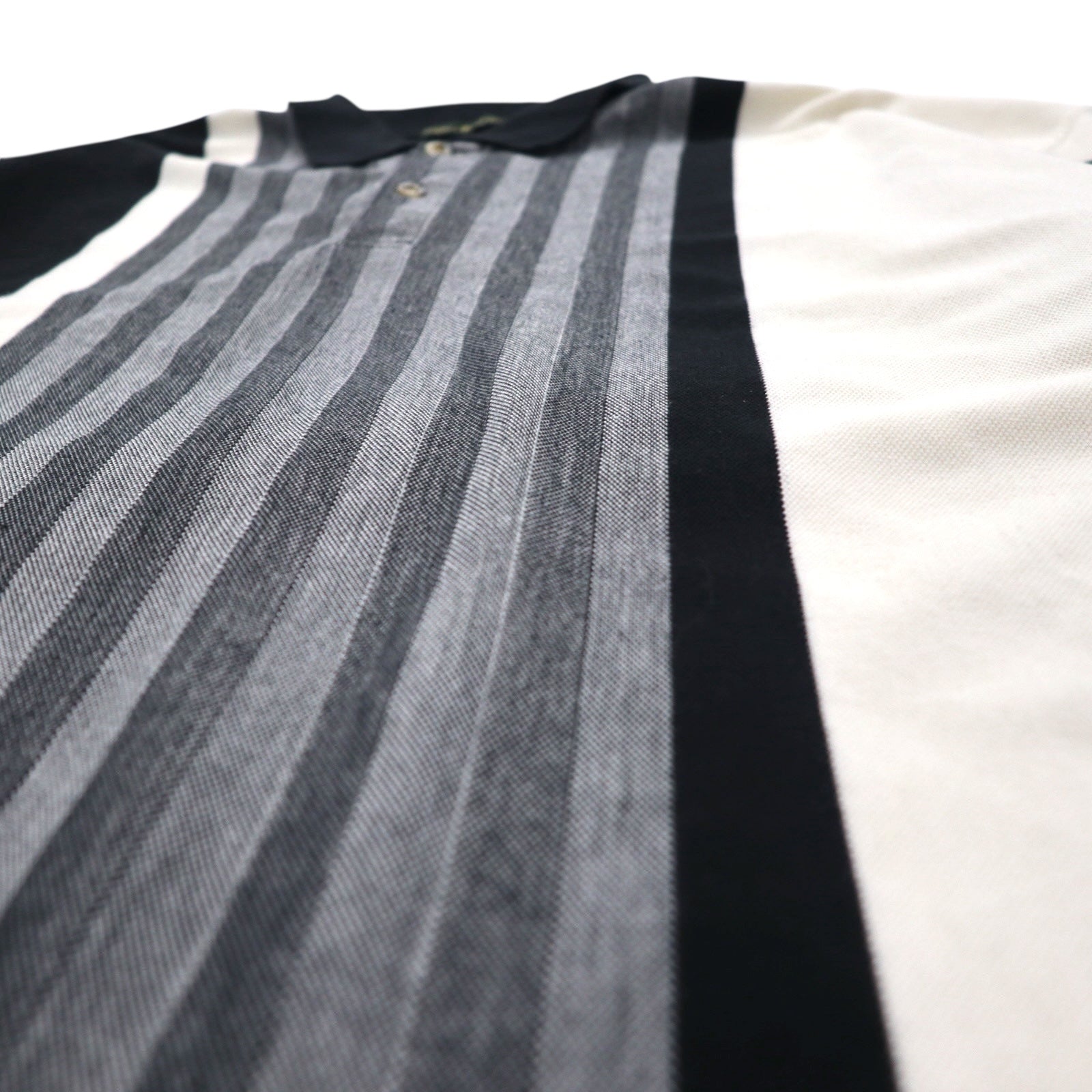 Polo Knight of Round Table anni '90, motivo pazzo, 4XL, monocromatica, cotone, oversize