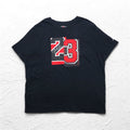 JORDAN BRAND ( NIKE ) T-shirt con stampa Slash 23 3XL nero Jumpman numerato AQ4108-010