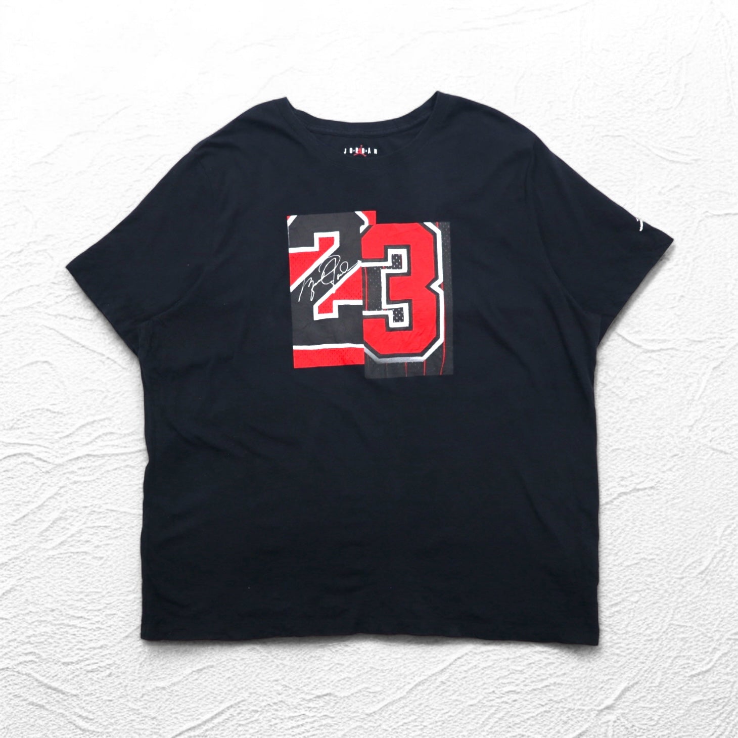 JORDAN BRAND ( NIKE ) T-shirt con stampa Slash 23 3XL nero Jumpman numerato AQ4108-010