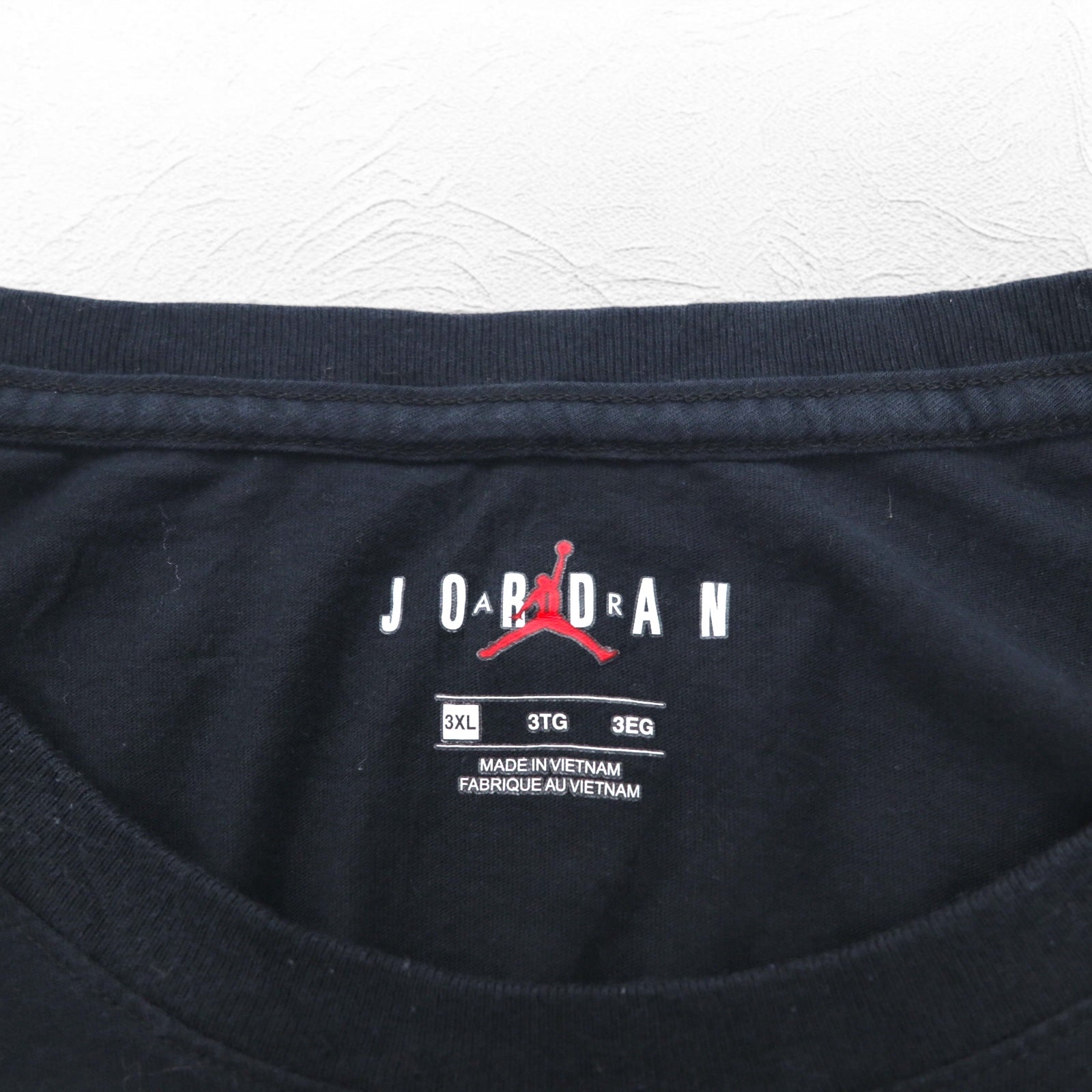JORDAN BRAND ( NIKE ) T-shirt con stampa Slash 23 3XL nero Jumpman numerato AQ4108-010