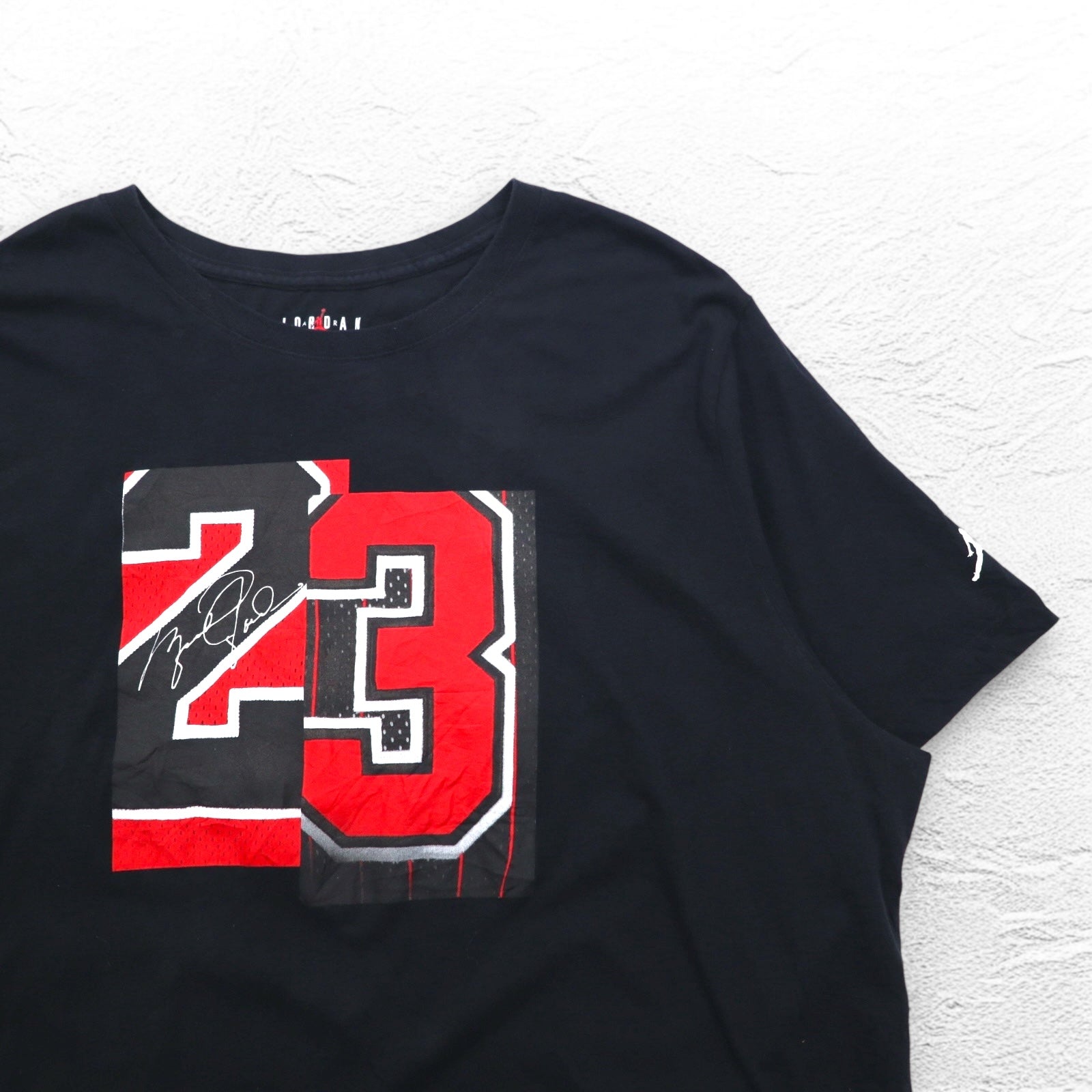 JORDAN BRAND ( NIKE ) T-shirt con stampa Slash 23 3XL nero Jumpman numerato AQ4108-010