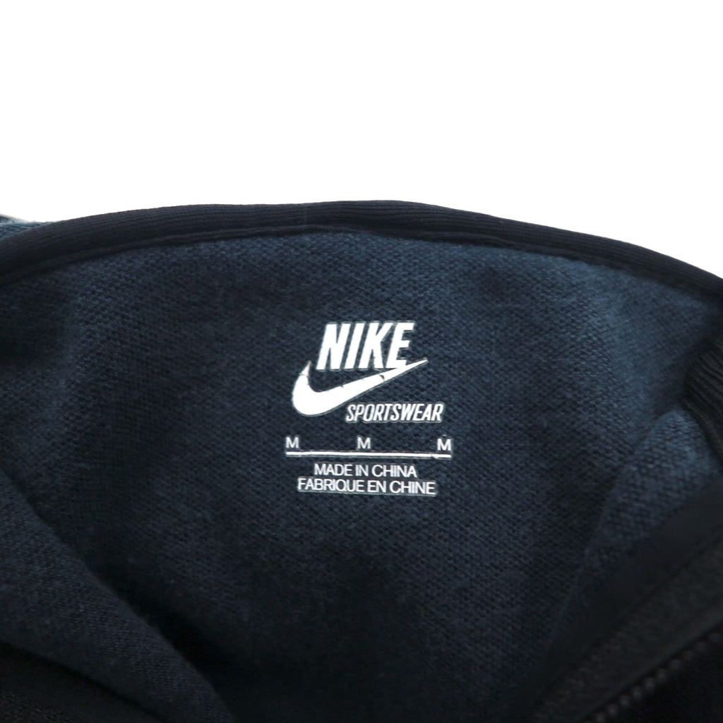NIKE ハイネック トラックジャケット ジャージ M ブラック スタンドカラー フルジップ 371930-010