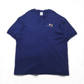The Disney Store Anni '90 Top con scollo a serafino Mickey Mouse 2XL Blu navy Ricamo logo Disney Personaggio