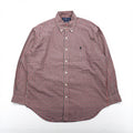 Ralph Lauren 90年代 ボタンダウン シャツ L レッド BLAKE ギンガムチェック スモールポニー刺繡