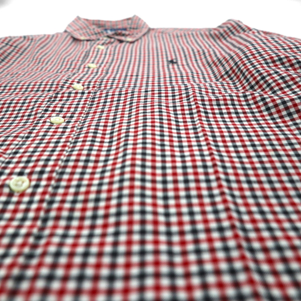 Ralph Lauren 90年代 ボタンダウン シャツ L レッド BLAKE ギンガムチェック スモールポニー刺繡