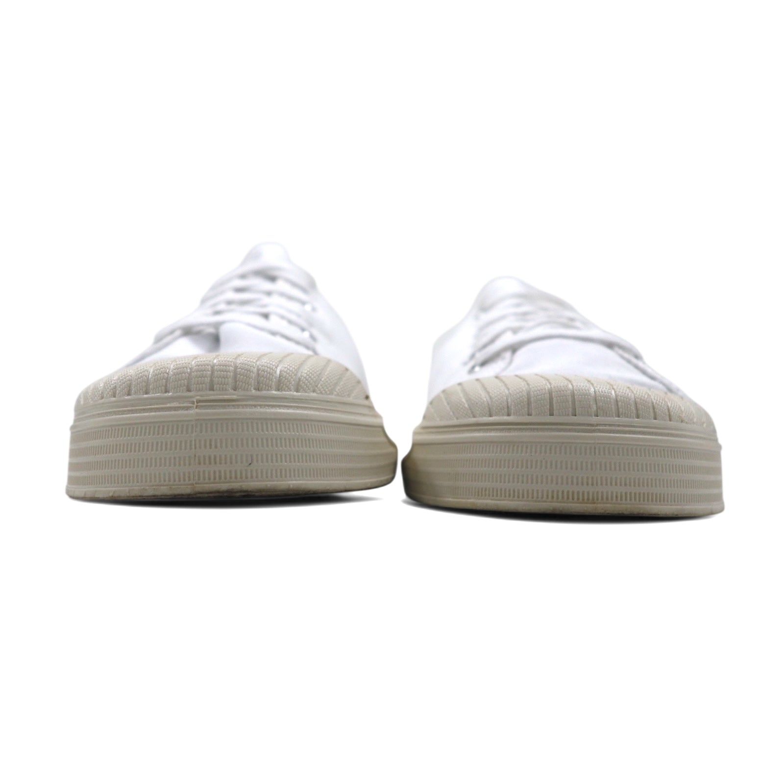 Polo Ralph Lauren, sneaker in tela con puntale essence 100 canvas cap-toe sneaker, 28cm, bianca, con ricamo piccolo pony