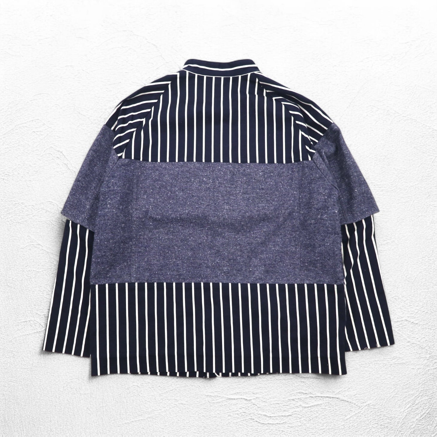 JUVENILE HALL ROLL CALL Camicia Giacca FREE Blu Marino A Righe Made in Japan