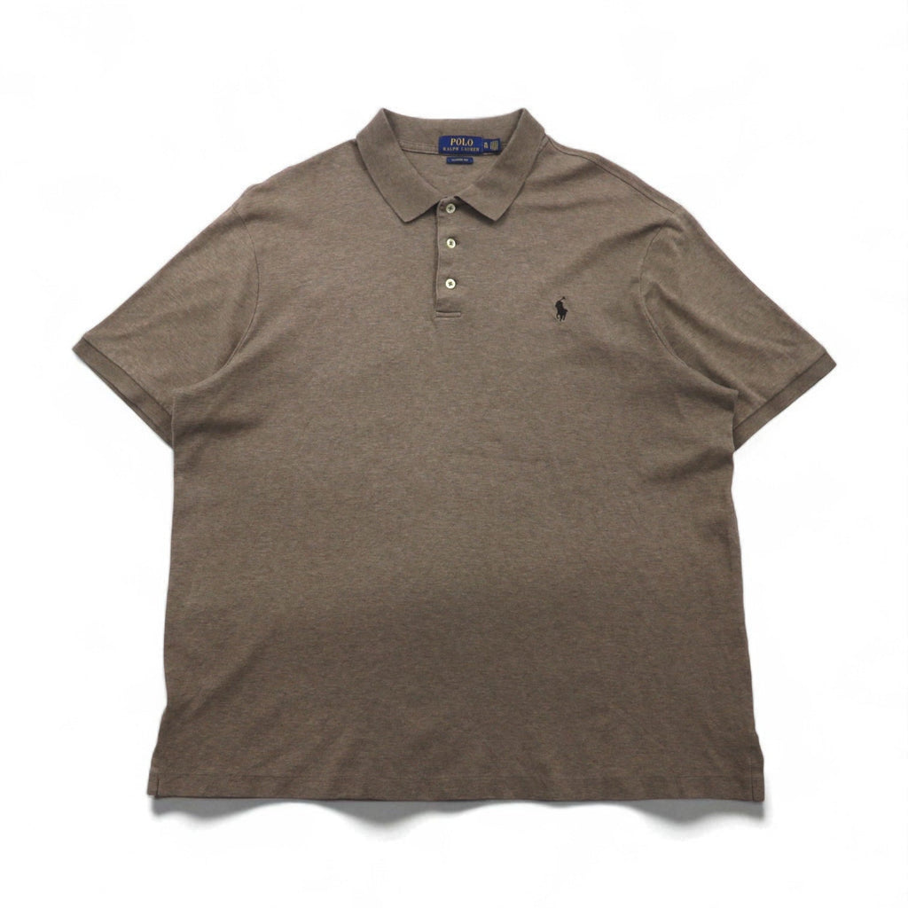 POLO RALPH LAUREN クラシックフィット ポロシャツ XL カーキ CLASSIC FIT スモールポニー刺繍