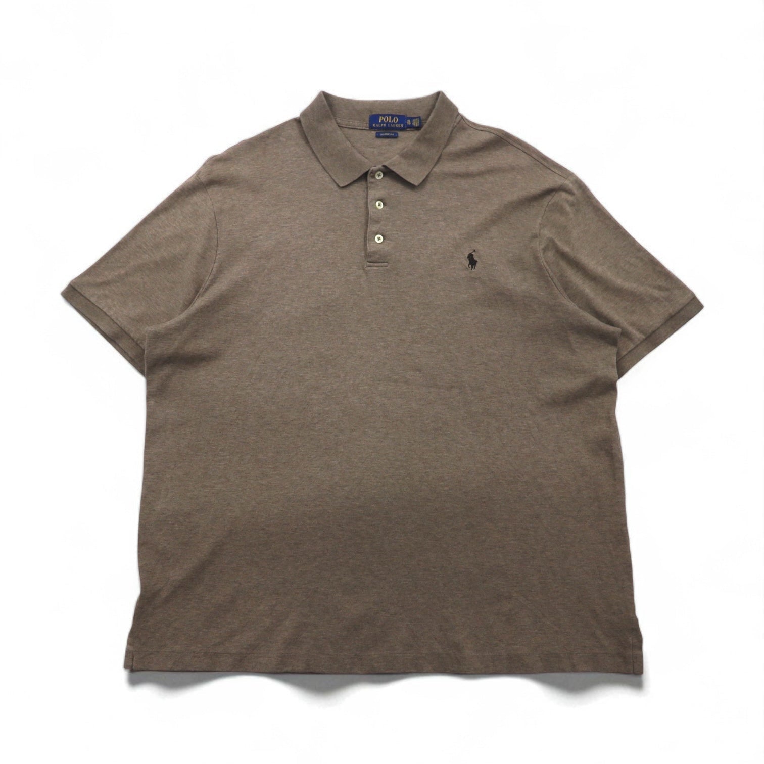 POLO RALPH LAUREN Polo classica XL Cachi CLASSIC FIT Ricamo small pony