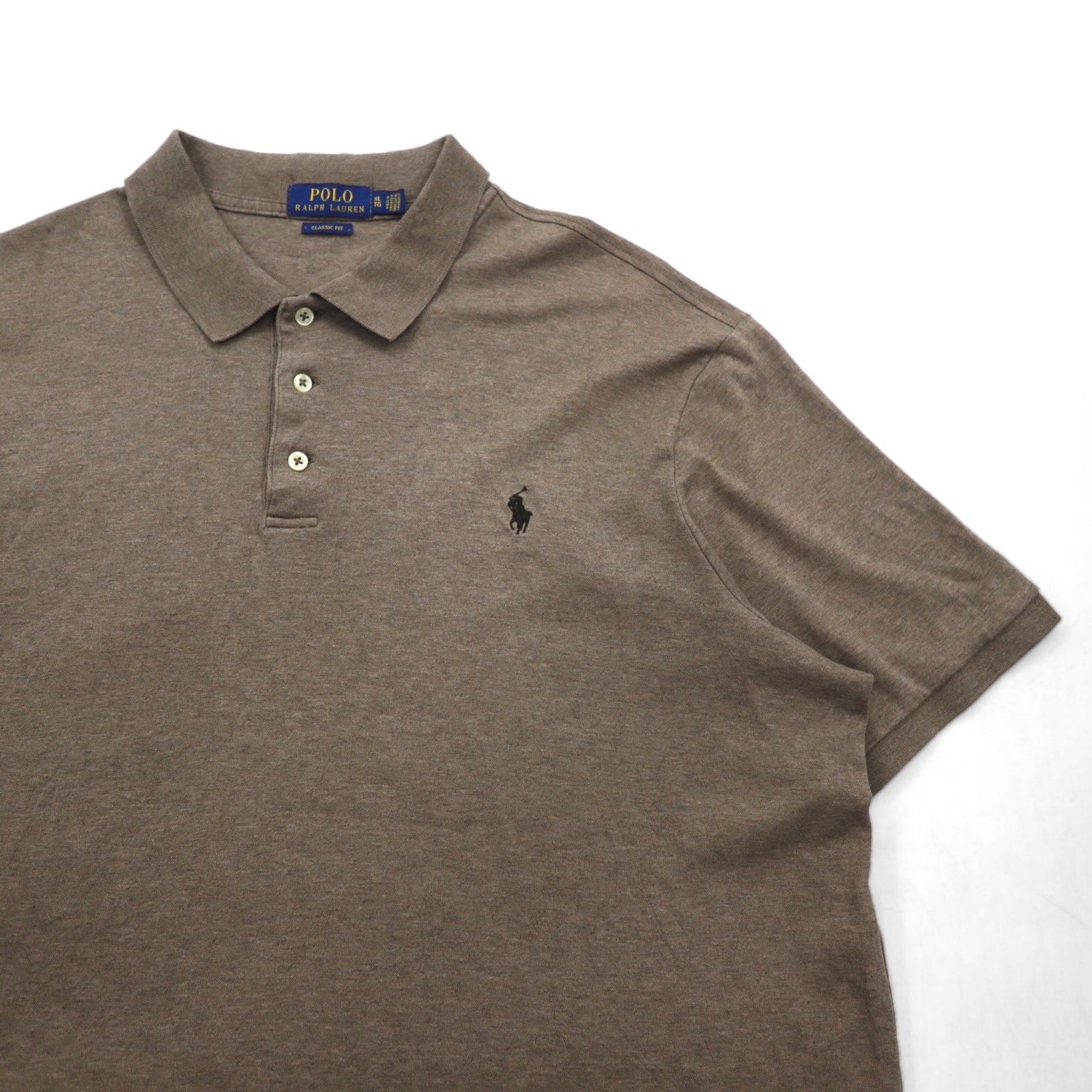POLO RALPH LAUREN Polo classica XL Cachi CLASSIC FIT Ricamo small pony