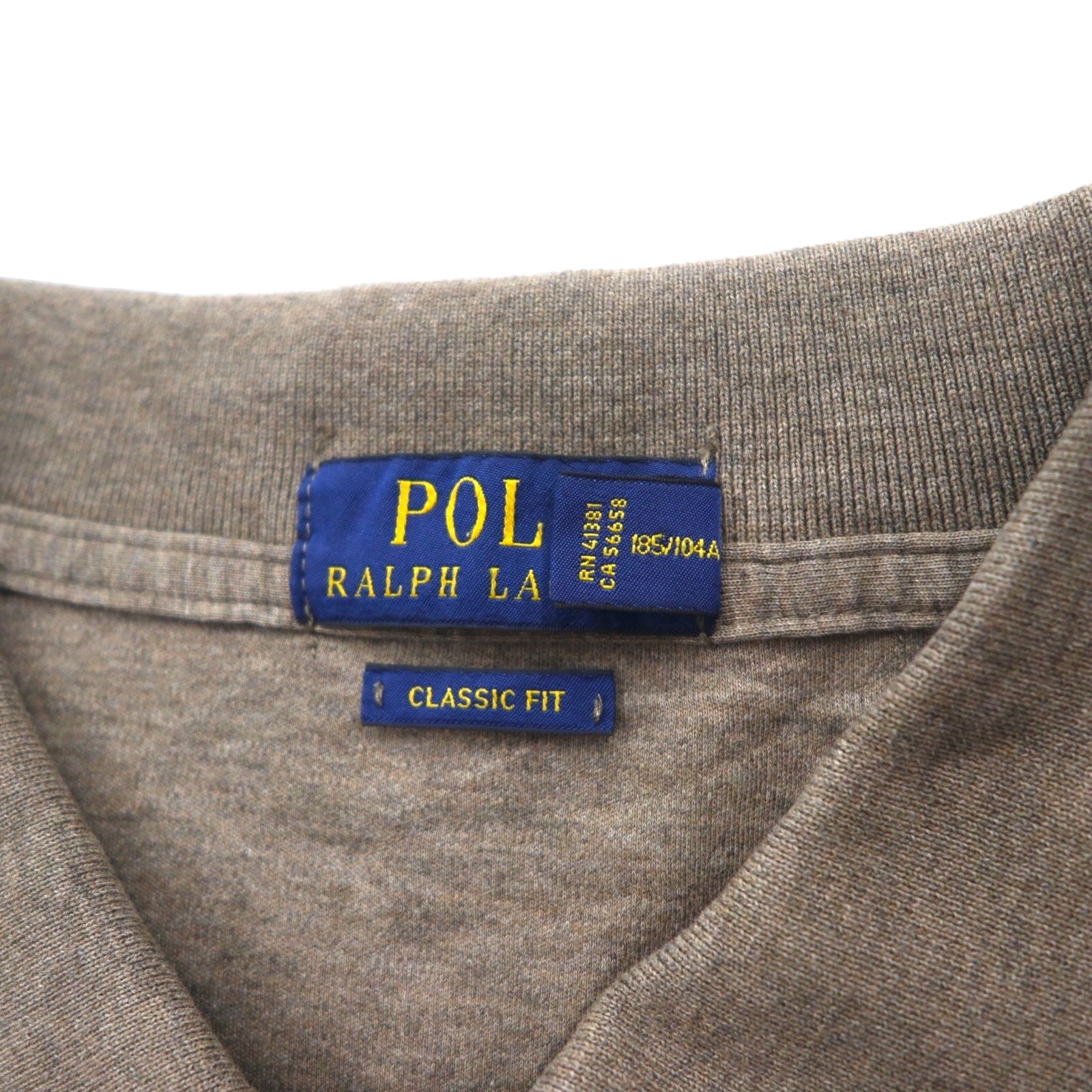 POLO RALPH LAUREN Polo classica XL Cachi CLASSIC FIT Ricamo small pony