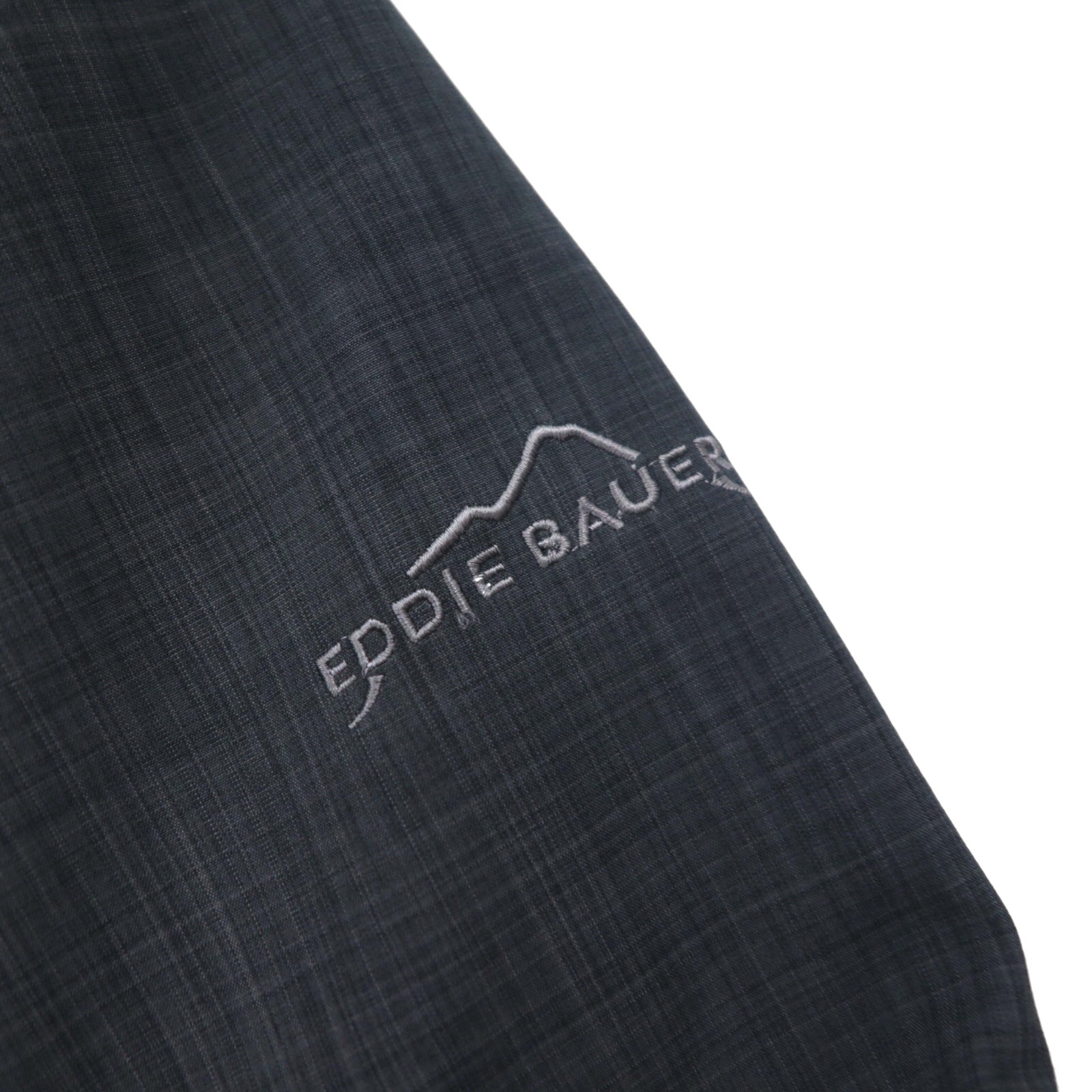 Eddie Bauer フリースライニング ソフトシェルジャケット M グレー アメリカ企業 ワンポイント刺繡