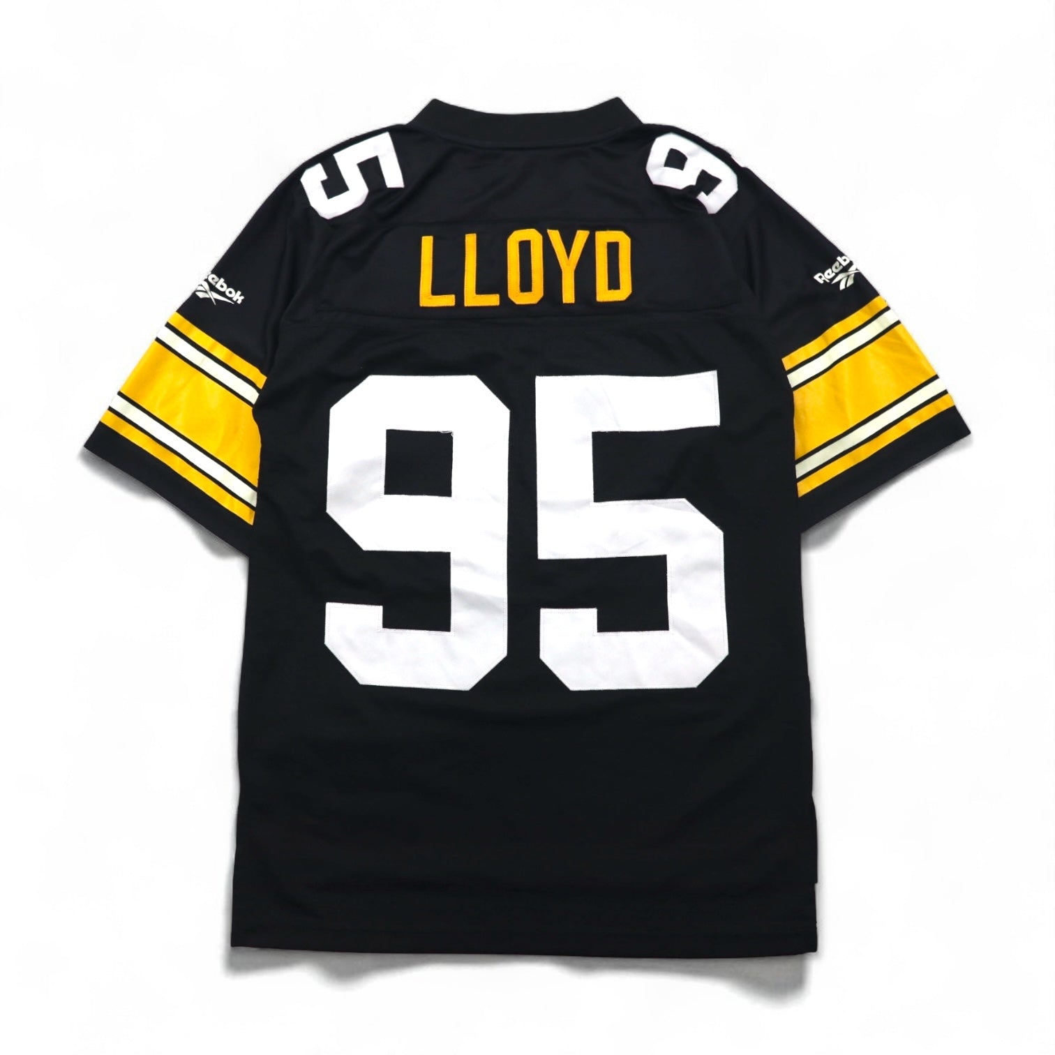 Reebok Vintage Collection MAGLIA DA GIOCO VINTAGE COLLECTION L Nera Nylon Poliestere NFL Numerata