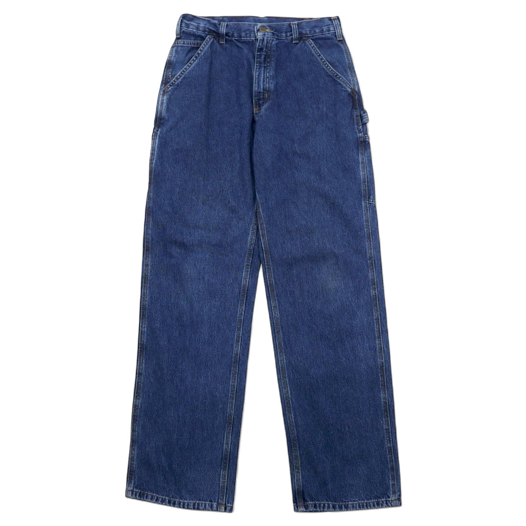 Carhartt Pantaloni Jeans da Lavoro 32 Blu Cotone B13 Original Dungaree Fit Work Dungaree Fabbricati in Nicaragua