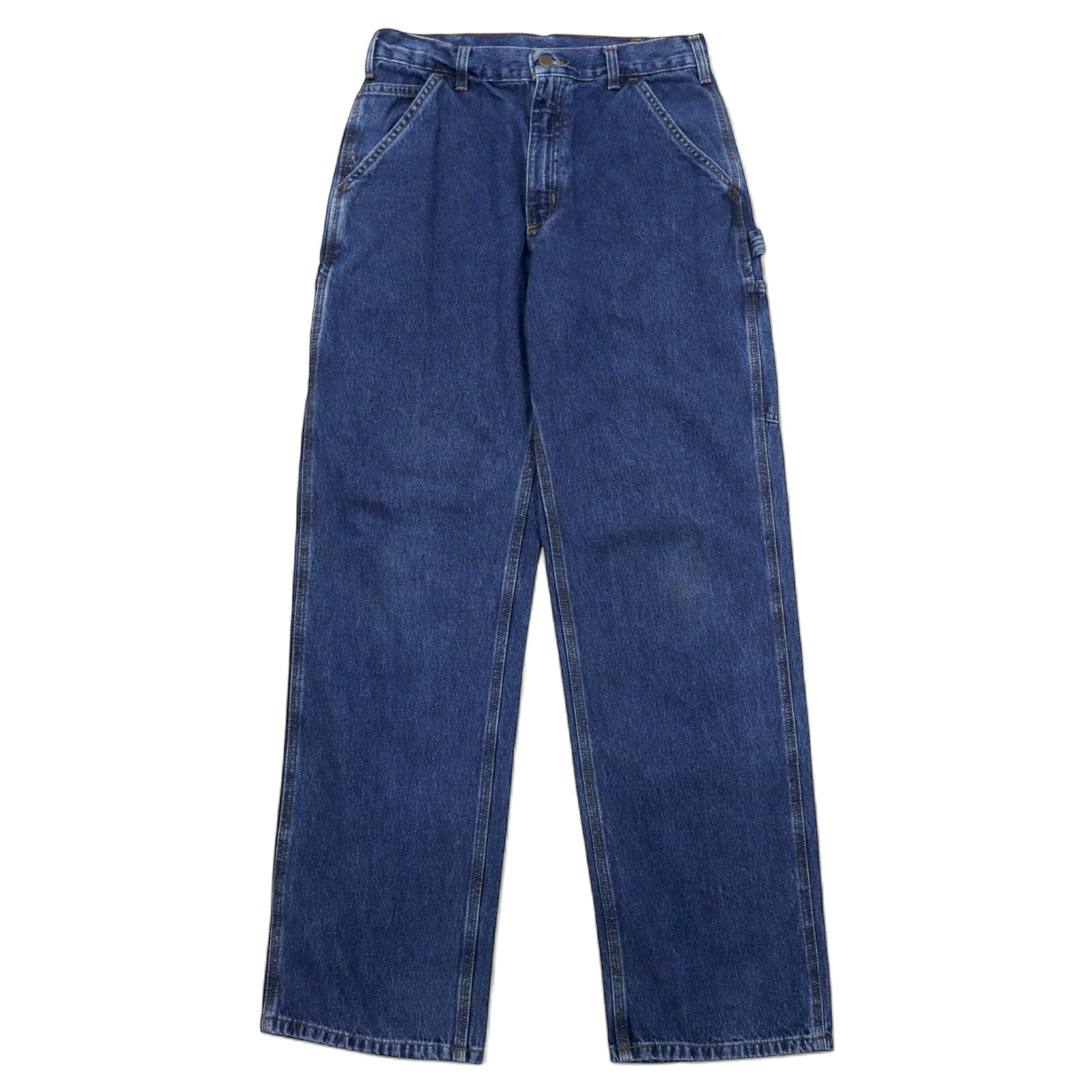 Carhartt Pantaloni Jeans da Lavoro 32 Blu Cotone B13 Original Dungaree Fit Work Dungaree Fabbricati in Nicaragua