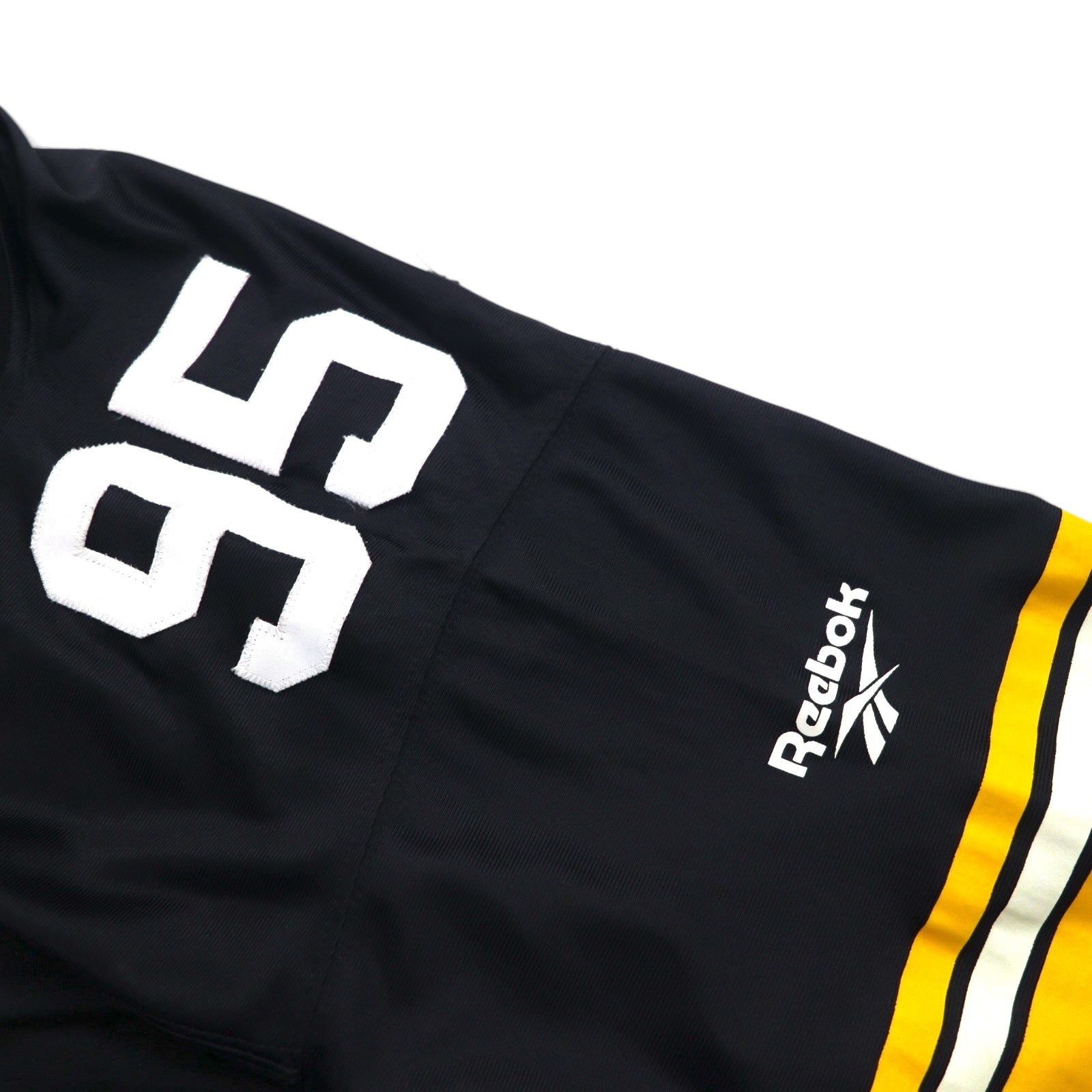 Reebok Vintage Collection MAGLIA DA GIOCO VINTAGE COLLECTION L Nera Nylon Poliestere NFL Numerata