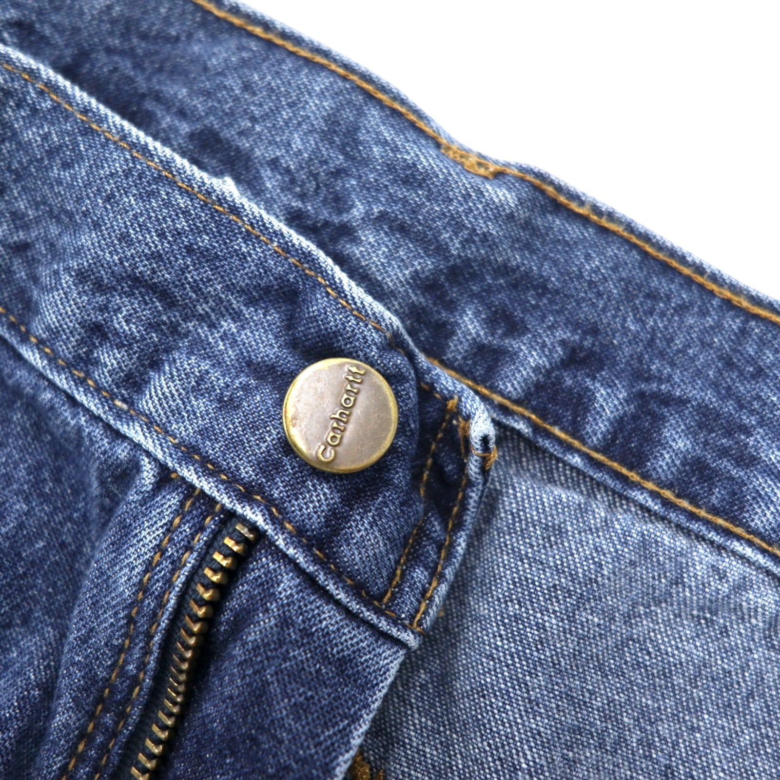 Carhartt Pantaloni Jeans da Lavoro 32 Blu Cotone B13 Original Dungaree Fit Work Dungaree Fabbricati in Nicaragua