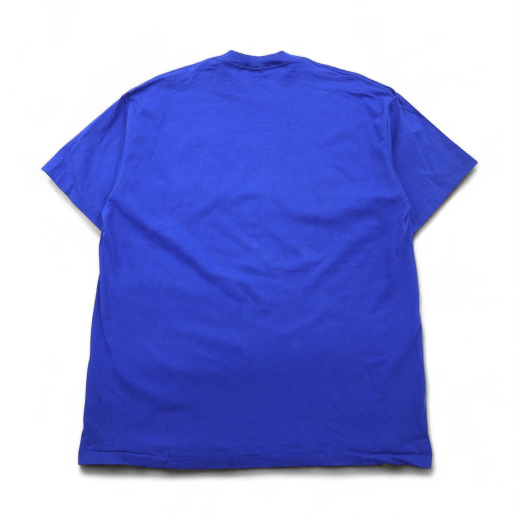 90年代 USA製 SOF TEE シングルステッチ ヴィンテージ Tシャツ 2XL ブルー コットン MISSISSIPPI アーチロゴ TEE JAYS