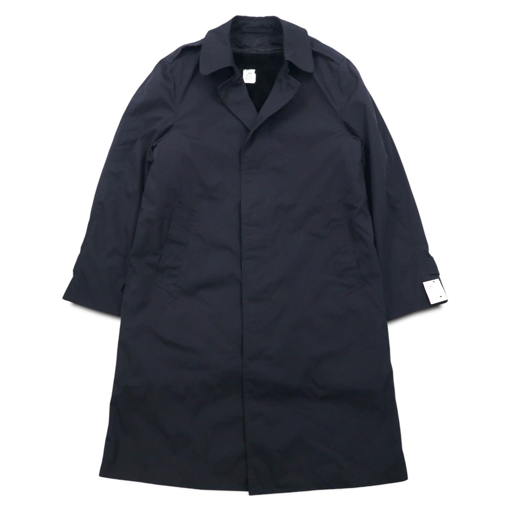 US NAVY Esercito americano anni '80 Cappotto per tutte le stagioni, spolverino, taglia L, nero, impermeabile, fodera rimovibile, militare 8405-01-220-2547 CENTRE MFG.