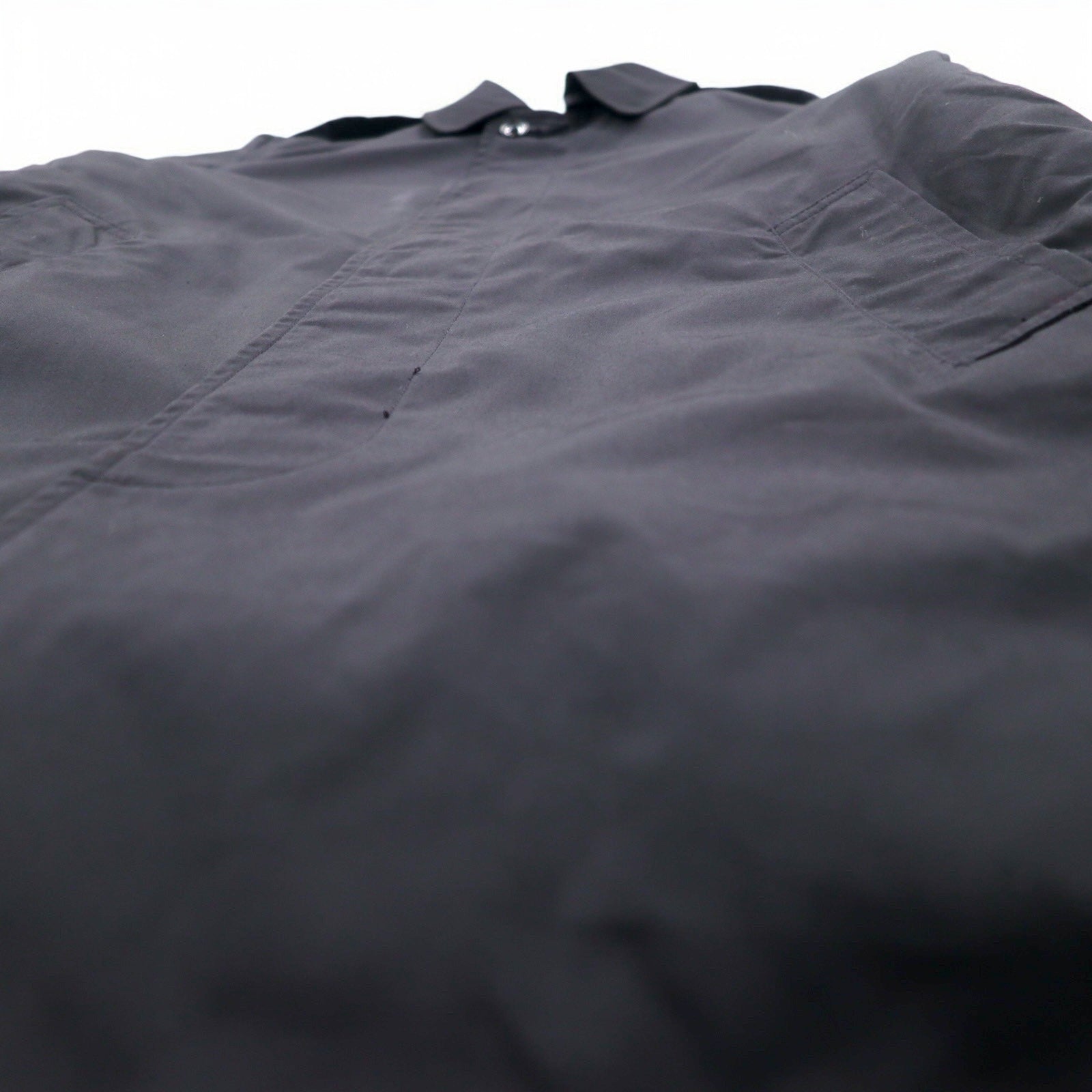 US NAVY Esercito americano anni '80 Cappotto per tutte le stagioni, spolverino, taglia L, nero, impermeabile, fodera rimovibile, militare 8405-01-220-2547 CENTRE MFG.