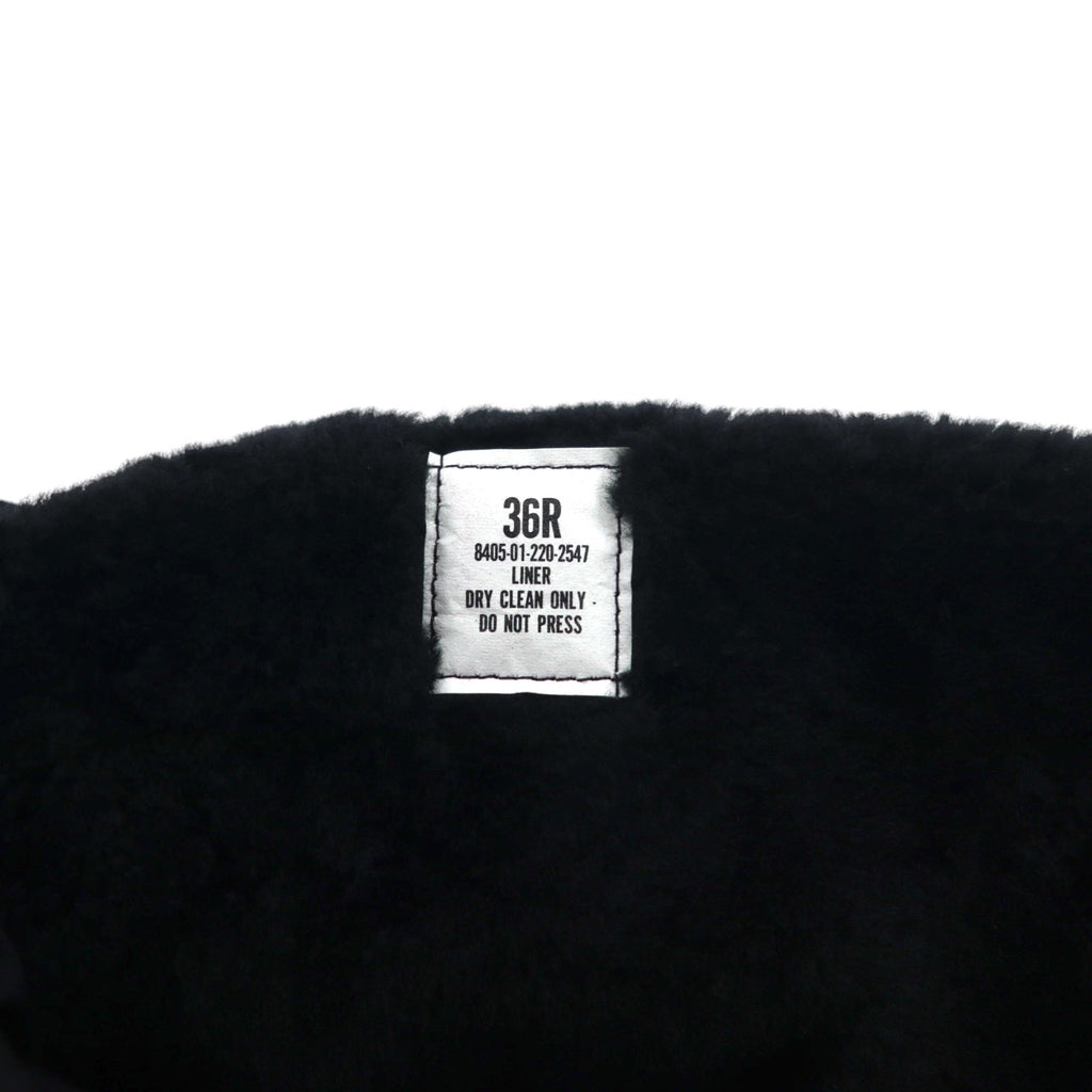 US NAVY Esercito americano anni '80 Cappotto per tutte le stagioni, spolverino, taglia L, nero, impermeabile, fodera rimovibile, militare 8405-01-220-2547 CENTRE MFG.
