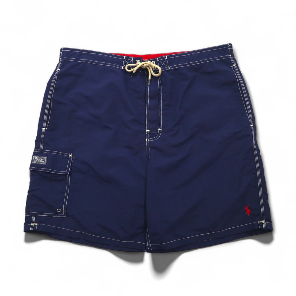 POLO RALPH LAUREN スイムショーツ イージー ナイロン ショートパンツ XL ネイビー スモールポニー刺繍