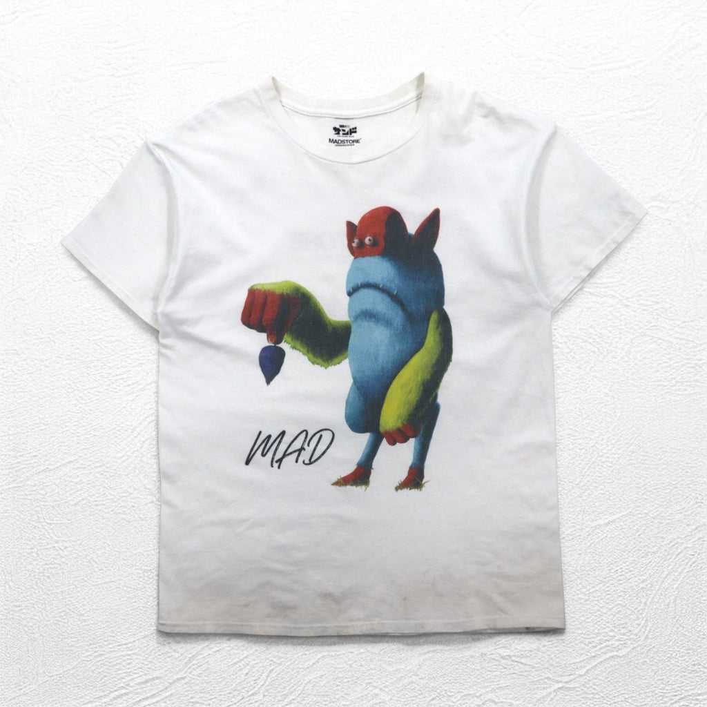UNDERCOVER MADSTORE Tシャツ L ホワイト 未来原人サンド -THE SAND MAN-