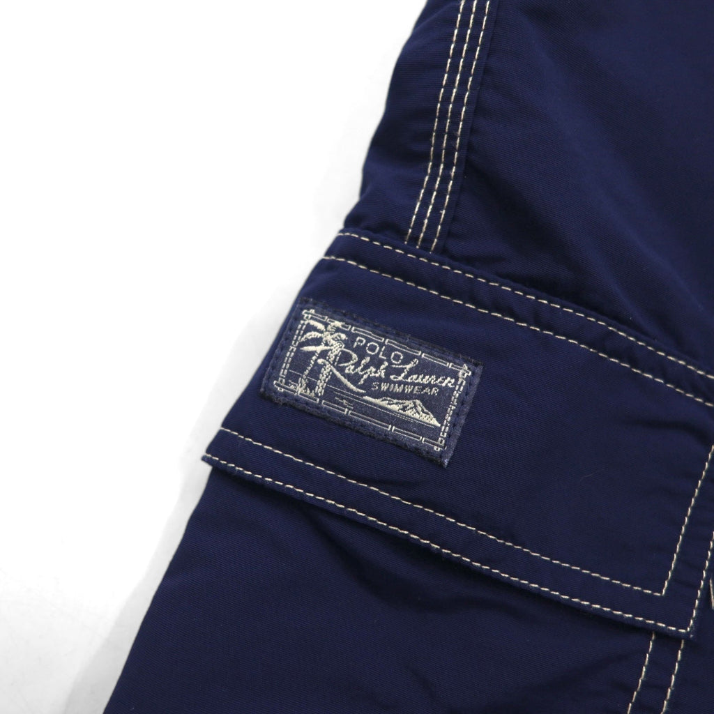 POLO RALPH LAUREN スイムショーツ イージー ナイロン ショートパンツ XL ネイビー スモールポニー刺繍