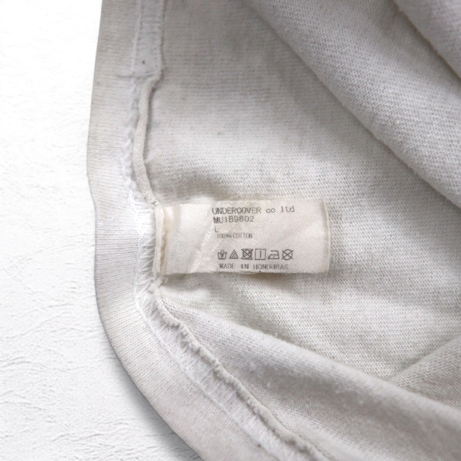 UNDERCOVER MADSTORE Tシャツ L ホワイト 未来原人サンド -THE SAND MAN-