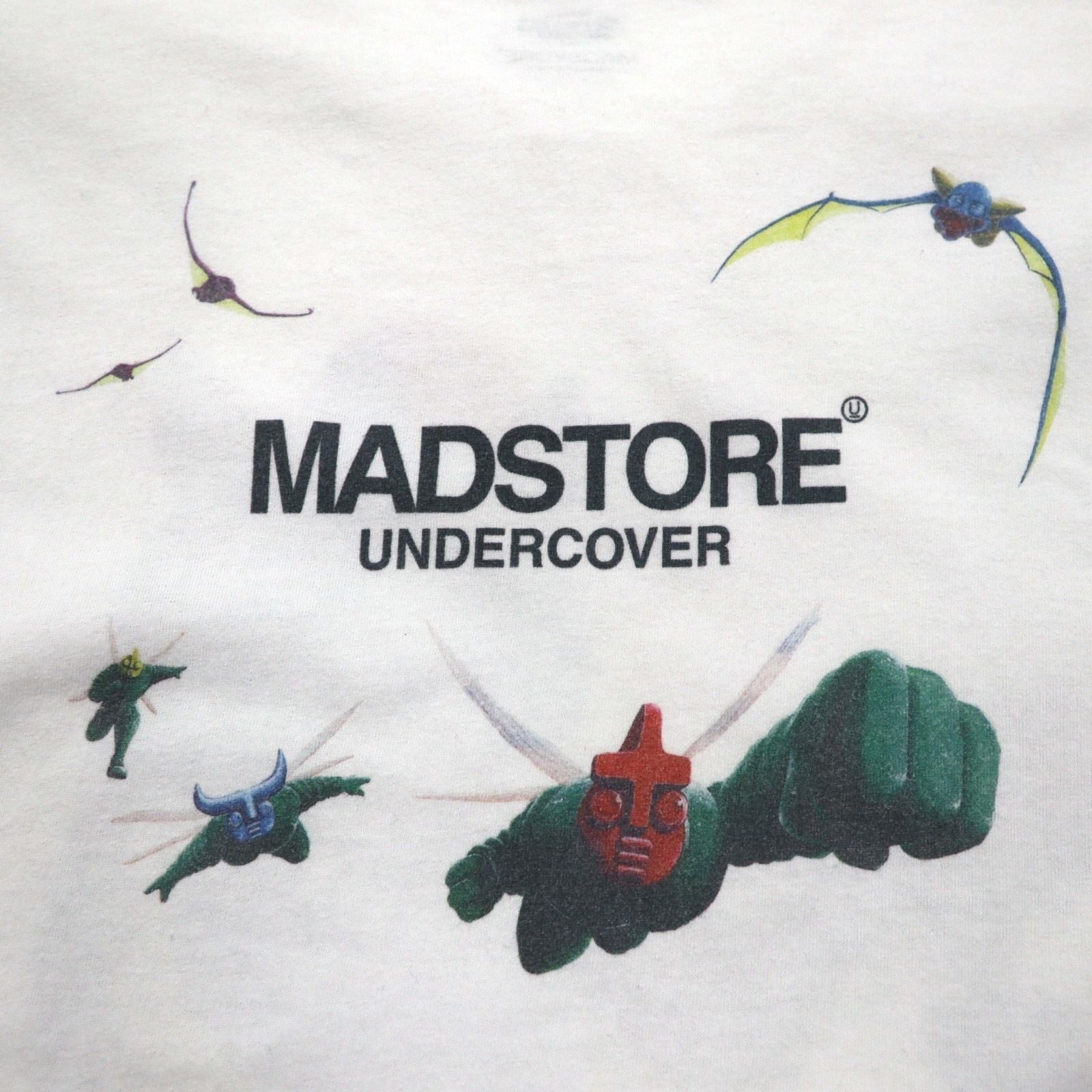 UNDERCOVER MADSTORE Tシャツ L ホワイト 未来原人サンド -THE SAND MAN-