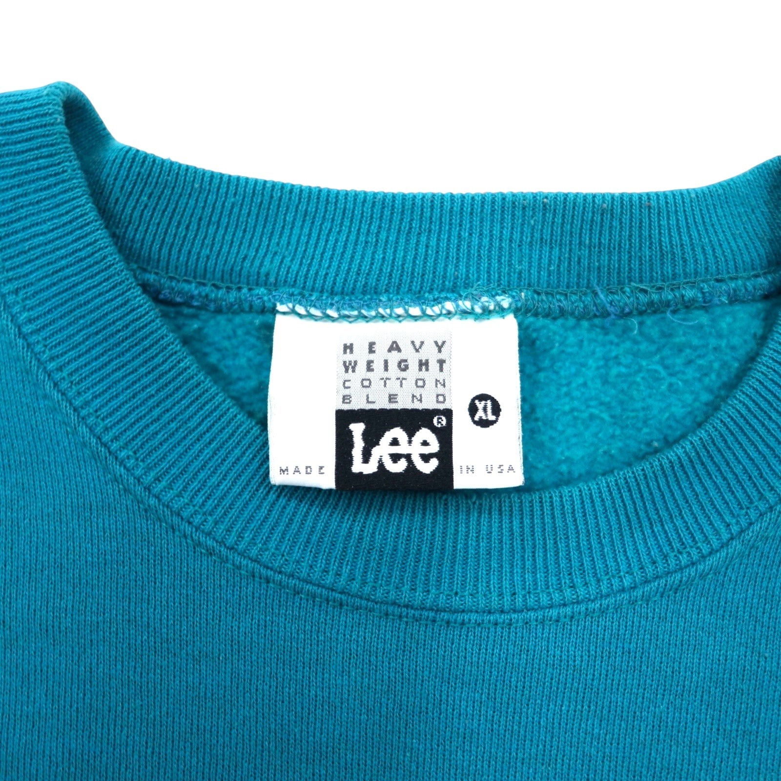 Lee 90年代 USA製 ヘビーウェイト プリント スウェット XL グリーン コットン B.A.A. BOSTON MARATHON