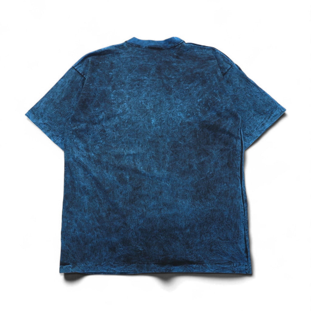 Maglietta GOOSES anni '90, made in Australia, cucitura singola, vintage, taglia M, blu, cotone, SYDNEY, lavaggio vintage