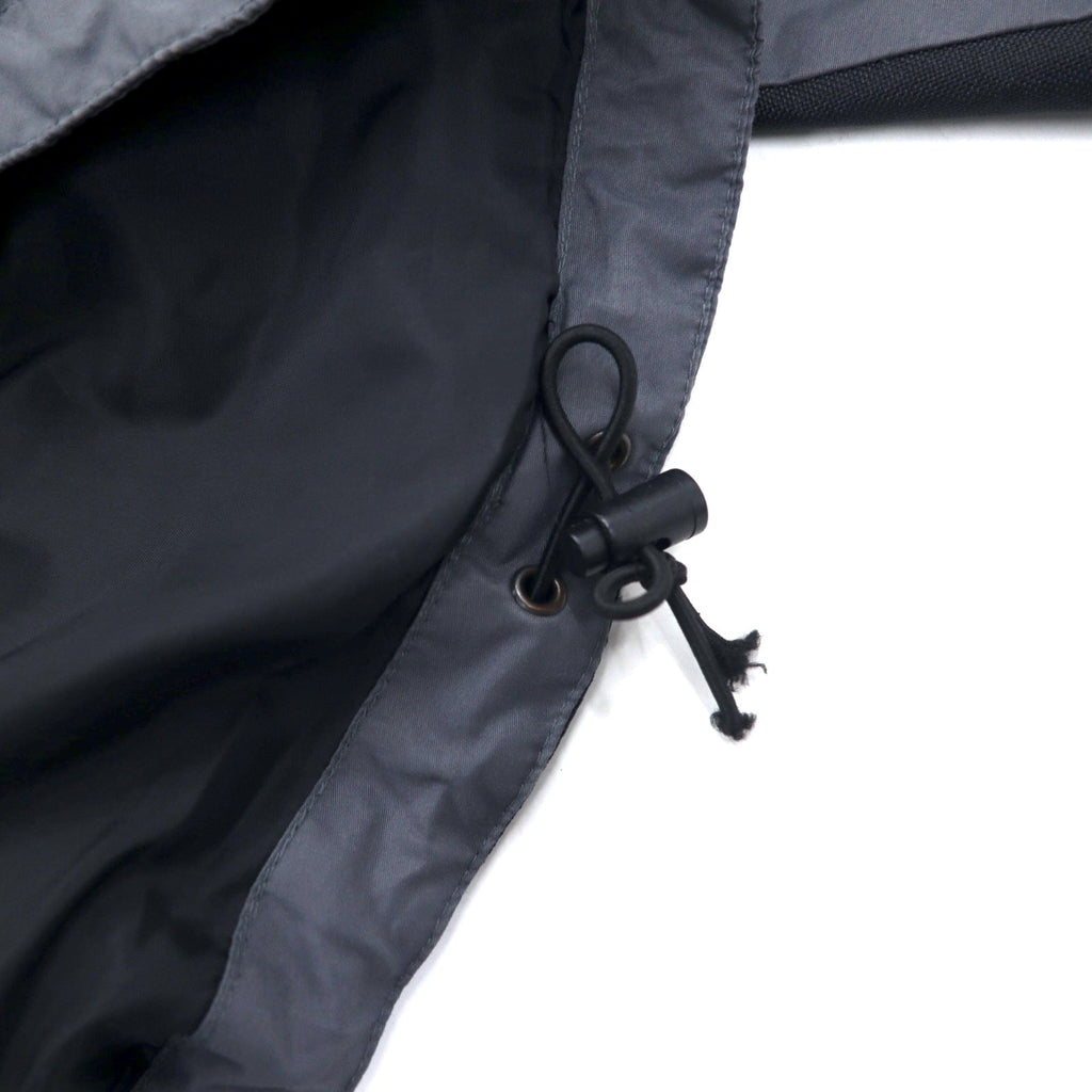 Columbia anni '90, parka a vento, parka da montagna, taglia XL, grigio, nylon, coulisse
