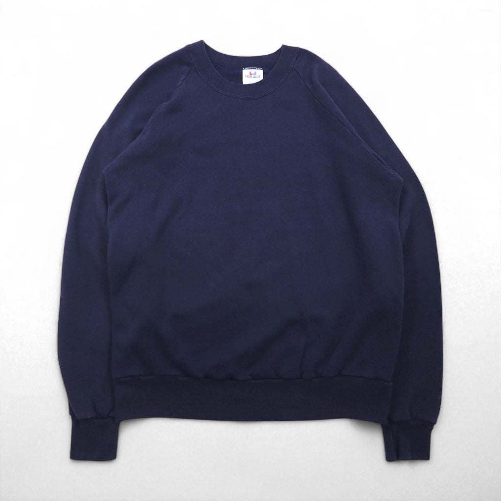 90s USA Vintage Sweatshirt 90年代 USA製 ブランク スウェット トレーナー XL ネイビー TEE JAYS