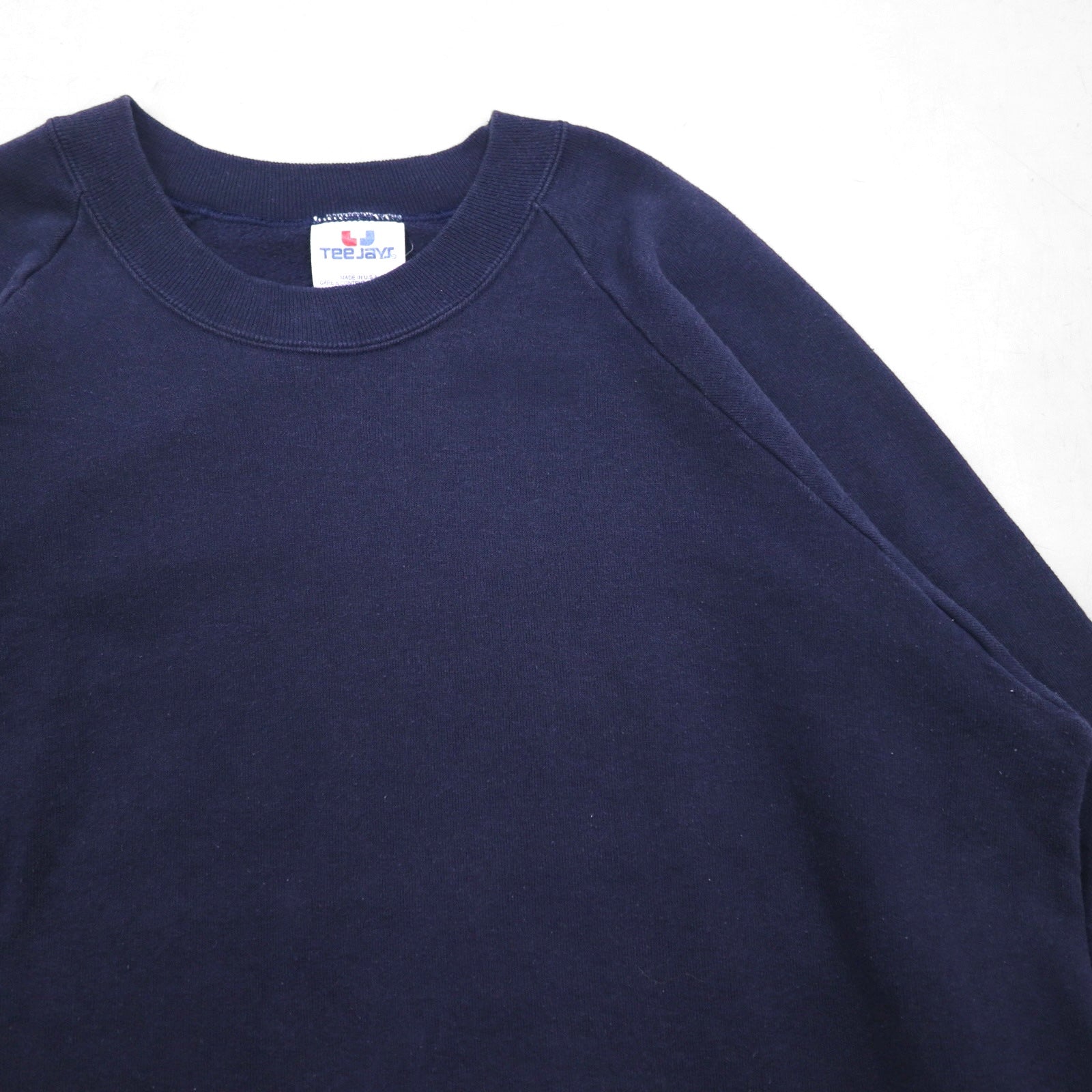 90s USA Vintage Sweatshirt 90年代 USA製 ブランク スウェット トレーナー XL ネイビー TEE JAYS