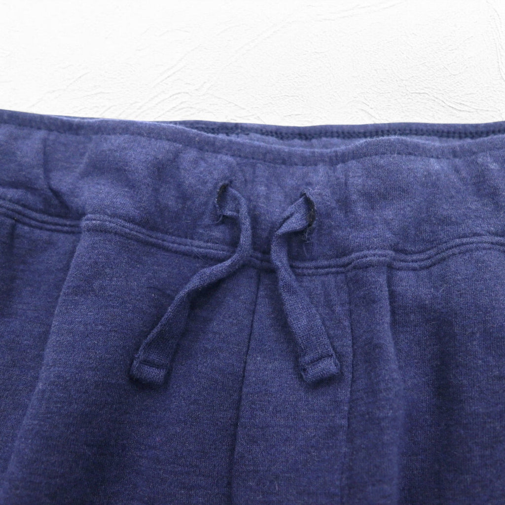 POLO RALPH LAUREN Jogger in felpa, taglia M, blu navy, con banda laterale e ricamo piccolo pony