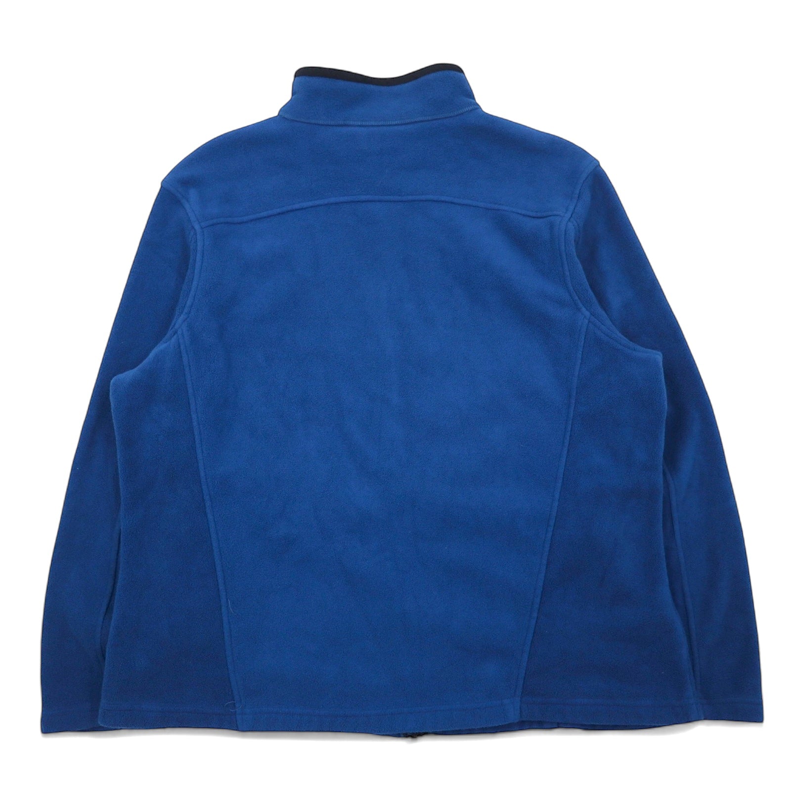 Eddie Bauer Giacca in pile full zip XL Blu Poliestere SENECA Azienda americana Ricamo punto singolo EB200