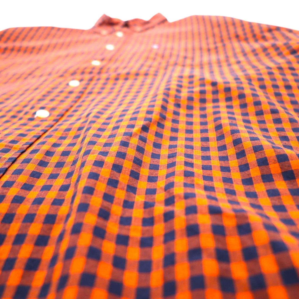 TOMMY HILFIGER Camicia button-down a quadri vichy L Arancione Cotone Oversize
