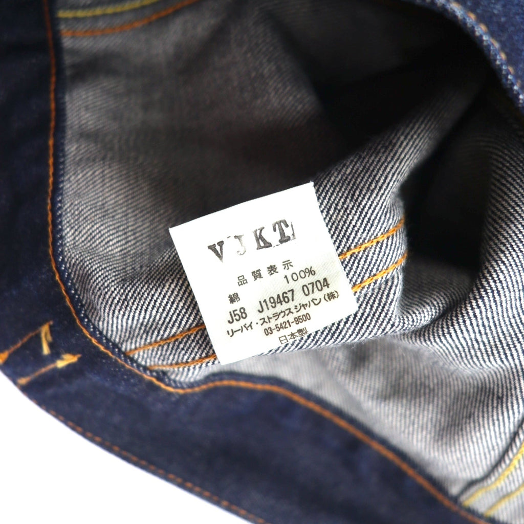 LEVI'S VINTAGE CLOTHING (LVC) Giacca di jeans 4th Type Big E 1967 riedizione L Indigo Blu 70505-0217 Made in Japan