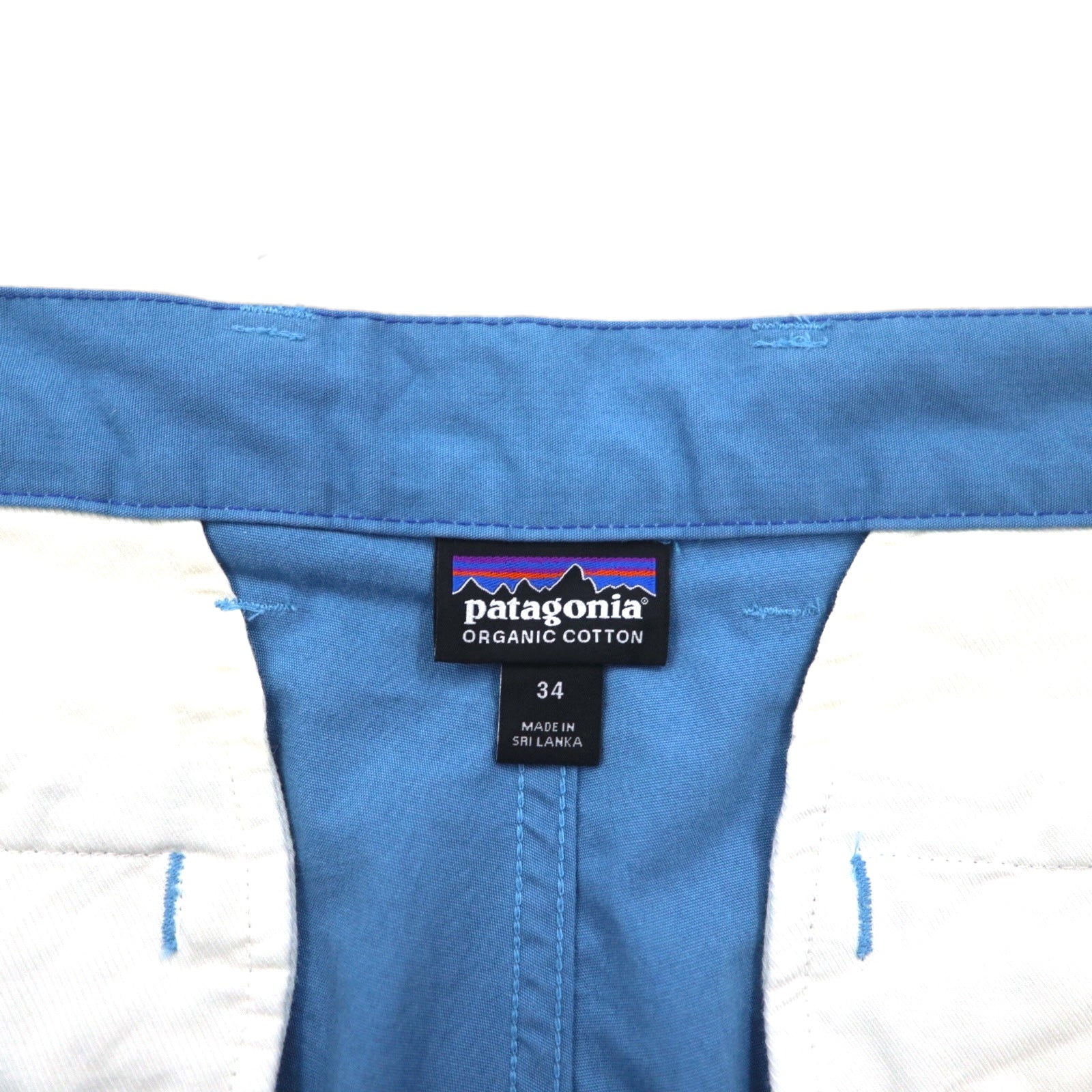 patagonia pantaloncini All-Wear in cotone biologico, taglia L, blu 57726