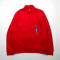 CHAPS RALPH LAUREN ハーフジップ スウェット トレーナー XL レッド THE EVERYDAY FLEECE 未使用品