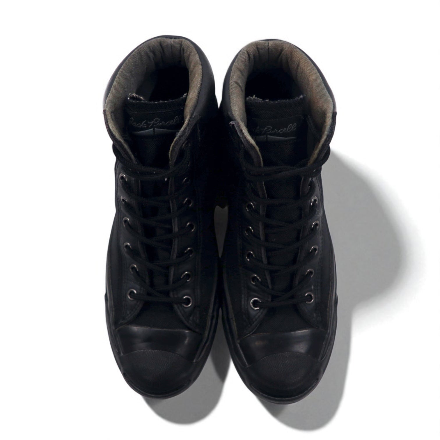 CONVERSE ジャックパーセル JACK PURCELL ML-NYLON MID スニーカー 27cm ナイロン レザー 1C391