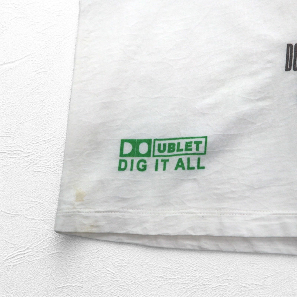 doublet YOUR FACE HERE T-shirt FREE bianco TED Ted CAPSULETOY COMPRESSED