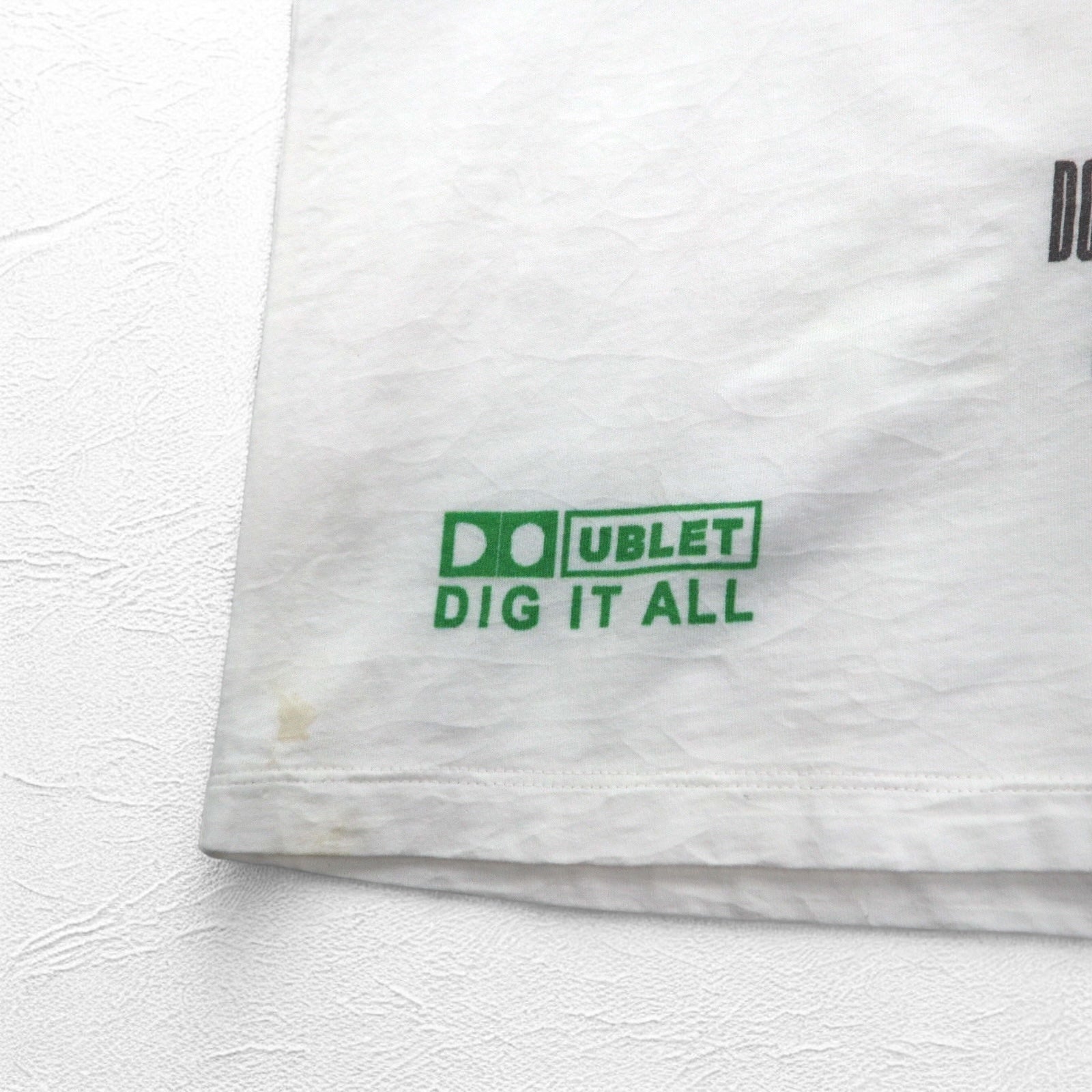 doublet YOUR FACE HERE T-shirt FREE bianco TED Ted CAPSULETOY COMPRESSED