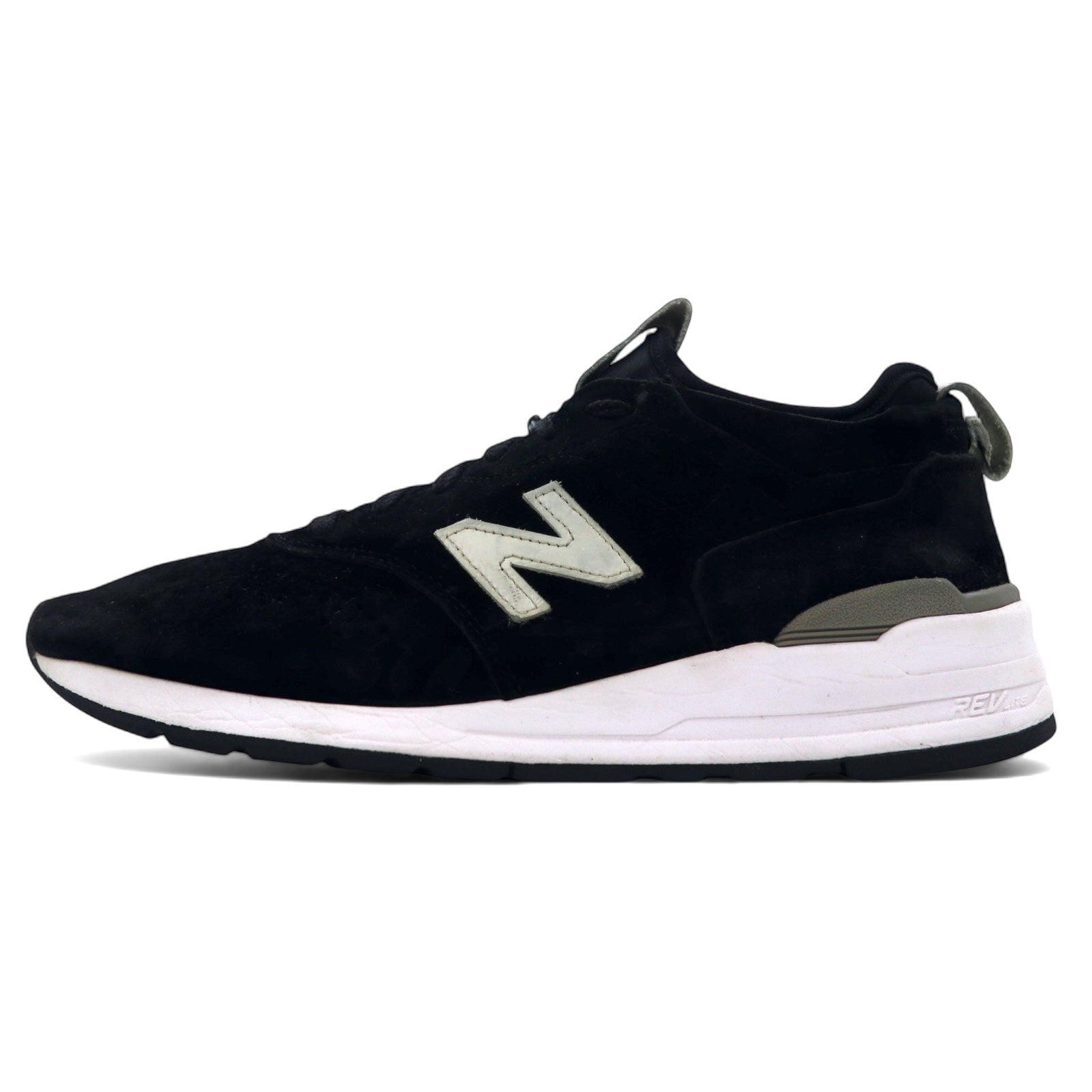 new balance Made in USA 997 sneakers in suede and leather, 29cm, black 997 Deconstructed M997DBW2